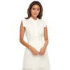 Tori Midi Dress, Ivory Embroidery - Dresses - 3