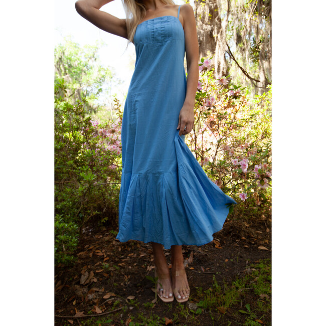 Jordan Midi Dress, Bahama Blue - Dresses - 3