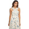 Collette Maxi Dress, Royal Blue Garden - Dresses - 3