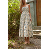 Nicole Maxi Dress, Royal Blue Garden - Dresses - 4