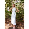 Gigi Maxi Dress, Soft Blue Plaid - Dresses - 4