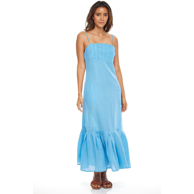 Jordan Midi Dress, Bahama Blue - Dresses - 5