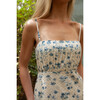 Nicole Maxi Dress, Royal Blue Garden - Dresses - 5