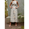 Collette Maxi Dress, Royal Blue Garden - Dresses - 5