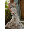 Nicole Maxi Dress, Royal Blue Garden - Dresses - 6