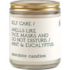 Self-Care Glass Jar Candle - Candles - 1 - thumbnail