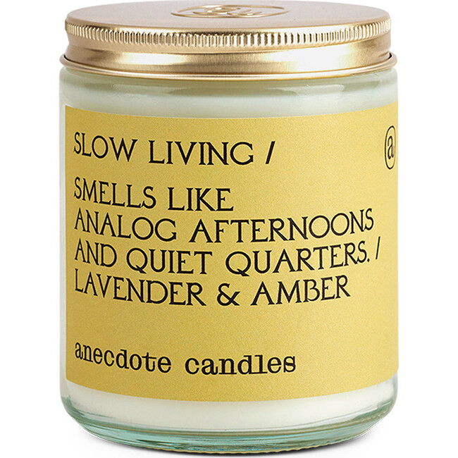 Slow Living Glass Jar Candle