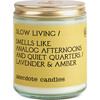 Slow Living Glass Jar Candle - Candles - 1 - thumbnail