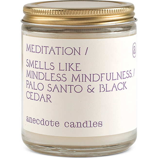 Meditation Glass Jar Candle