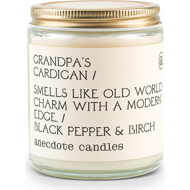 Grandpa’s Cardigan Glass Jar Candle