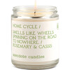 Home Cycle Glass Jar Candle - Candles - 2