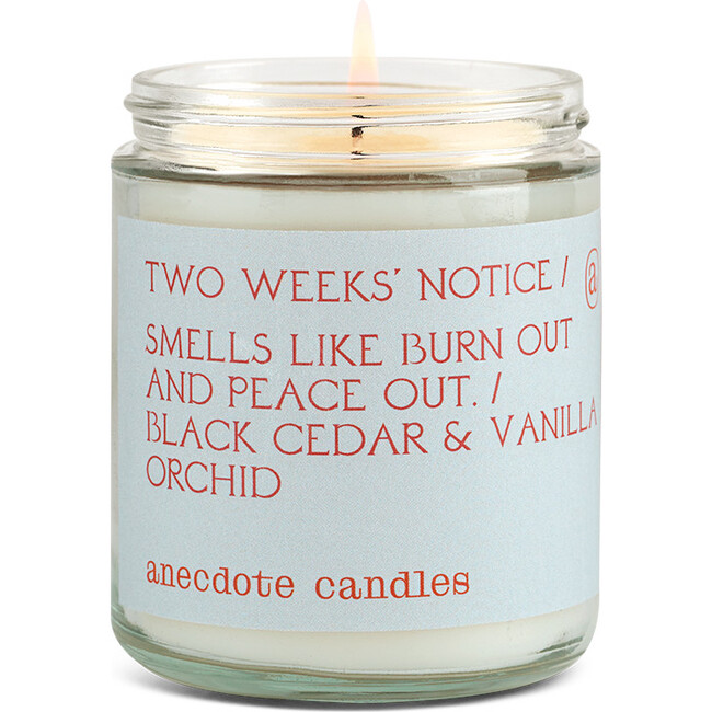 Two Weeks Notice Glass Jar Candle - Candles - 2
