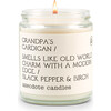 Grandpa’s Cardigan Glass Jar Candle - Candles - 2