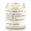 Coffee Table Book Glass Jar Candle - Candles - 2