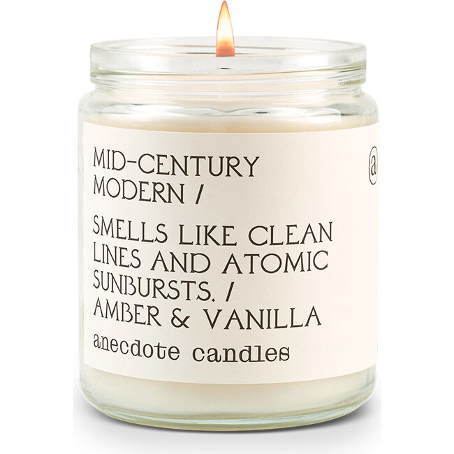 Mid-Century Modern Glass Jar Candle - Candles - 2