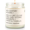 Mid-Century Modern Glass Jar Candle - Candles - 2