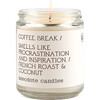 Coffee Break Glass Jar Candle - Candles - 2