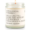 Astrological Storming Glass Jar Candle - Candles - 2
