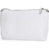 White Croc Pouch, White - Bags - 1 - thumbnail