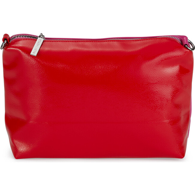 Two-Tone Pouch, Red and Pink