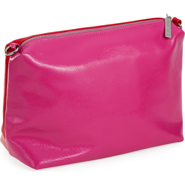 Two-Tone Pouch, Red and Pink - Bags - 5