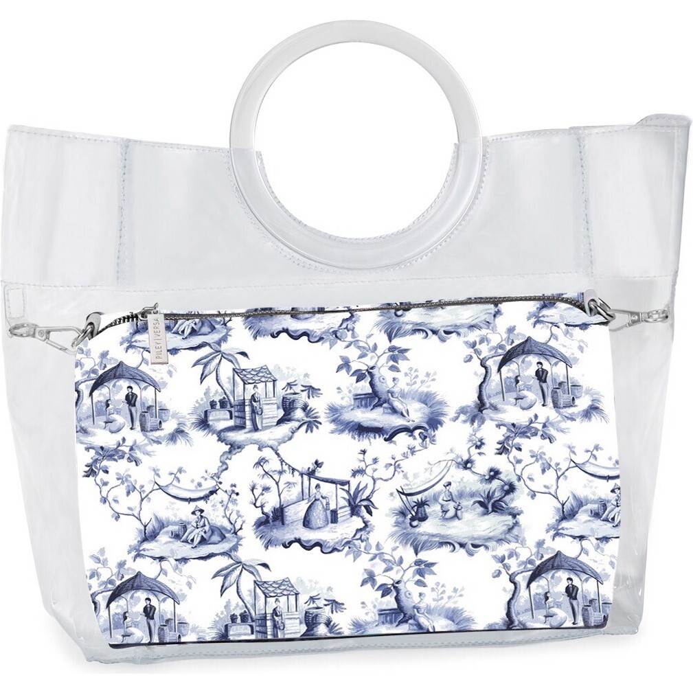 Extrovert Tote Clear Handle W/Toile - Bags - 1