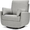 Juno U-Shaped Swivel Glider, Frost Grey - Nursery Chairs - 1 - thumbnail