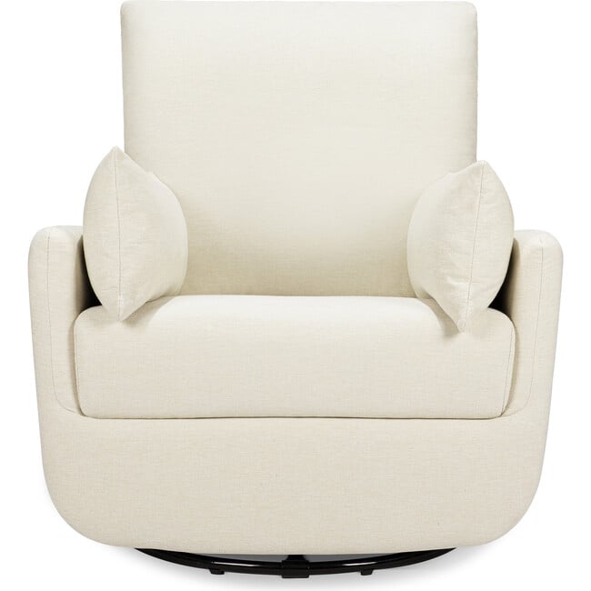 Juno U-Shaped Swivel Glider, Vanilla - Nursery Chairs - 6