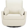 Juno U-Shaped Swivel Glider, Vanilla - Nursery Chairs - 6