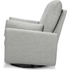 Juno U-Shaped Swivel Glider, Frost Grey - Nursery Chairs - 8