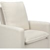 Cali Pillowback Swivel Glider, Ivory Boucle And Gold Base - Nursery Chairs - 5