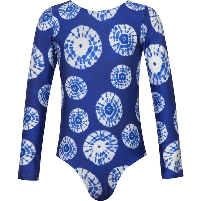 Tie-Dye Pauly One-Piece Swimsuit, Blue