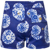 Kids Tie-Dye Drawstring Trunks, Blue - Swim Trunks - 2