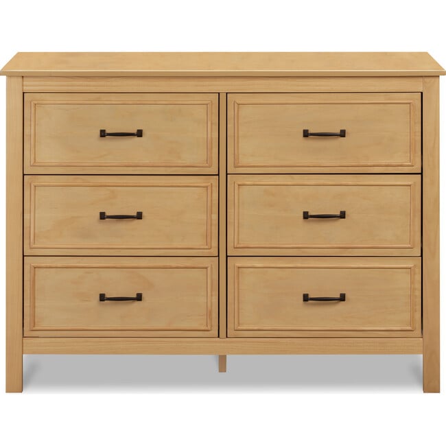 Charlie 6-Drawer Double Dresser, Honey