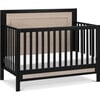 Radley 4-In-1 Convertible Crib, Ebony And Coastwood - Cribs - 1 - thumbnail