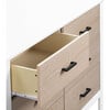 Radley 6-Drawer Dresser, White And Coastwood - Dressers - 2