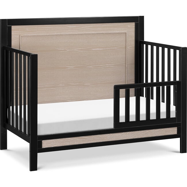 Radley 4-In-1 Convertible Crib, Ebony And Coastwood - Cribs - 2