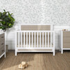 Radley 4-In-1 Convertible Crib, White And Coastwood - Cribs - 2