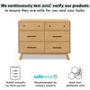 Otto 6-Drawer Dresser, Honey - Dressers - 2