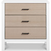 Radley 3-Drawer Dresser, White And Coastwood - Dressers - 4