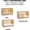 Otto 3-In-1 Convertible Crib, Honey - Cribs - 5