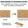 Otto 6-Drawer Dresser, Honey - Dressers - 3