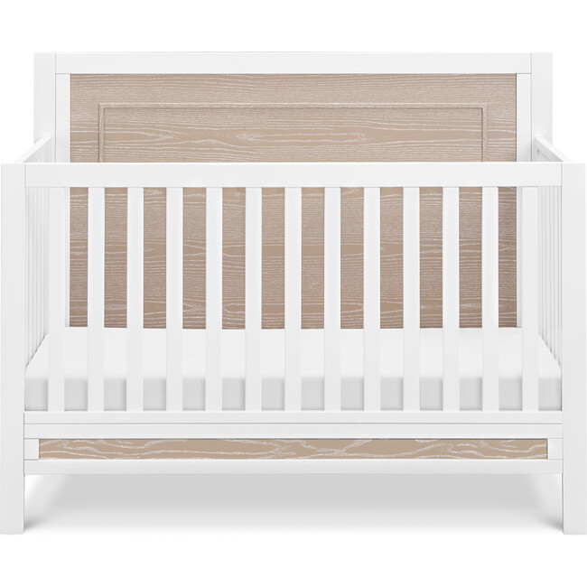 Radley 4-In-1 Convertible Crib, White And Coastwood - Cribs - 3