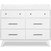 Otto 6-Drawer Dresser, White - Dressers - 5