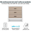 Radley 3-Drawer Dresser, White And Coastwood - Dressers - 5