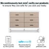 Radley 6-Drawer Dresser, White And Coastwood - Dressers - 5