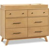 Otto 6-Drawer Dresser, Honey - Dressers - 4