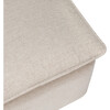Cali Eco-Performance Fabric Storage Ottoman With USB Port, Beach Eco-Weave - Nursery Chairs - 4
