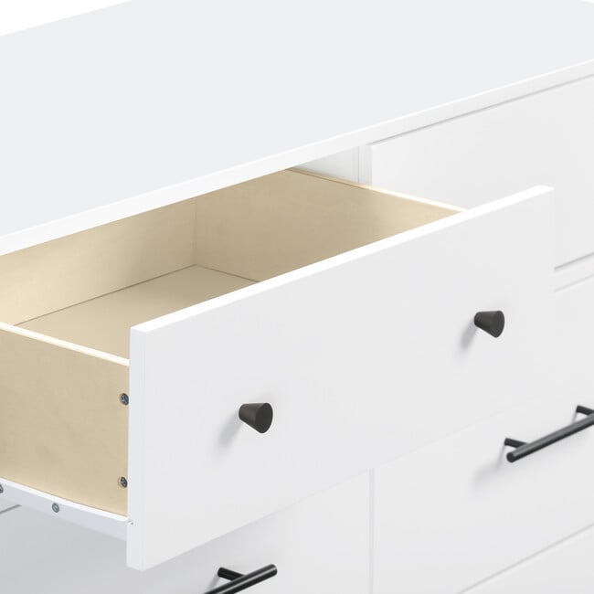 Otto 6-Drawer Dresser, White - Dressers - 6