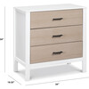 Radley 3-Drawer Dresser, White And Coastwood - Dressers - 7